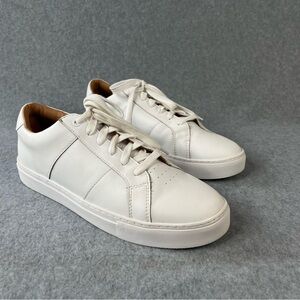 GREATS Royale White Leather Low Top Sneakers Men’s 11 Minimalist Italy